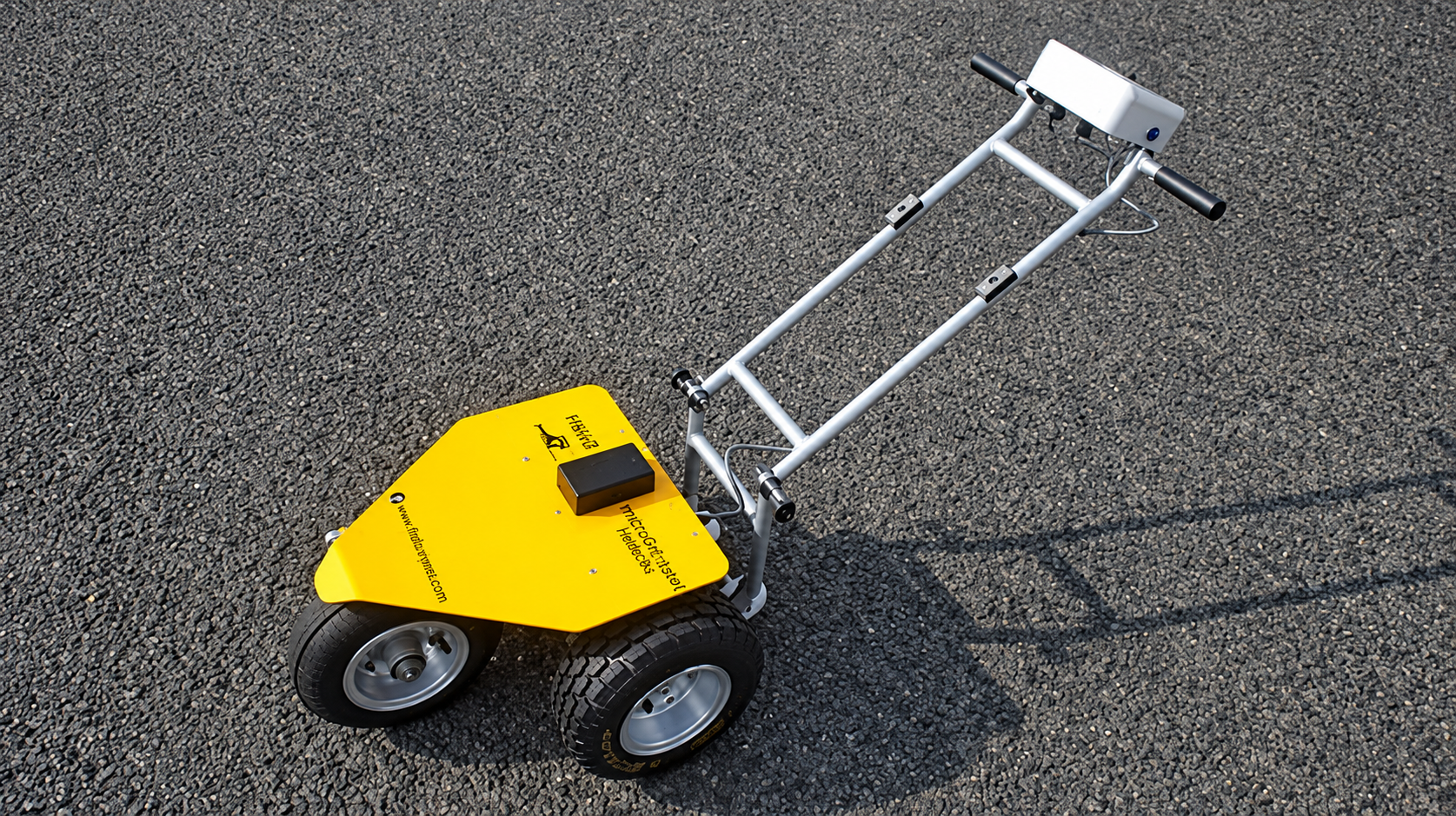 Findlay Irvine GripTester used for helideck friction testing